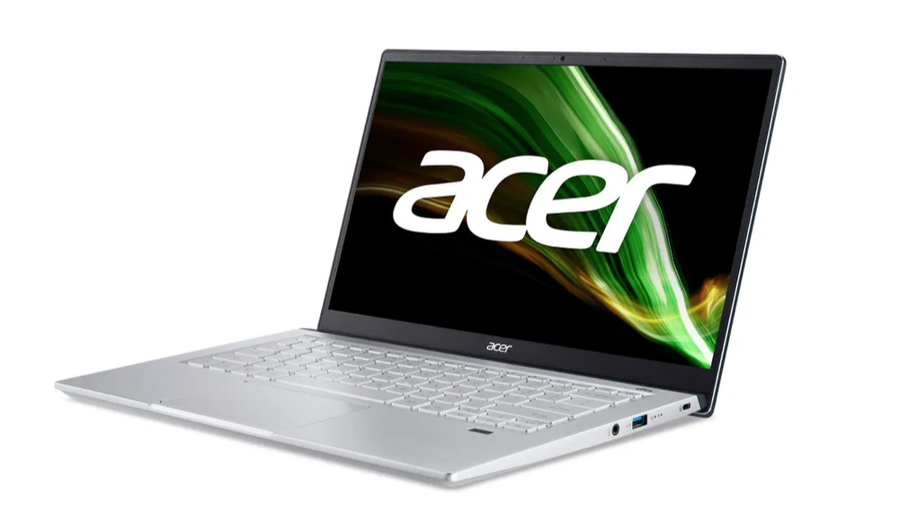14" Ноутбук Acer Swift X SFX14-41G-R3TU (1920x1080, AMD Ryzen 5 5500U, RAM 8ГБ, SSD 512ГБ, NVIDIA GeForce GTX 1650, Win 10 Home)