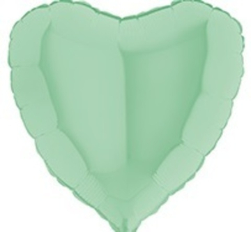 Сердце "Мятная конфета пастель" 46 см