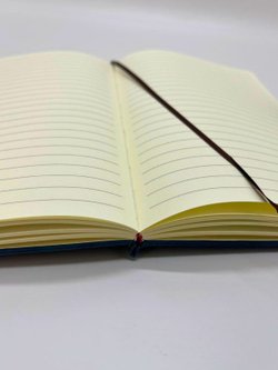 Блокнот с магнитной застежкой A5 96 листов темно-бирюзовый (462-3-xD07)