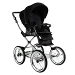 Коляска 2 в 1 ROAN BASS NEXT 2.0 CLASSIC d14 Caviar
