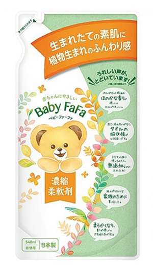 Nissan FaFa "Baby FaFa" Концентрированный кондиционер для детского белья, з/б, 540 мл.
