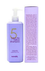 Тонирующий шампунь для осветленных волос Masil 5 Salon No Yellow Shampoo, корейская косметика