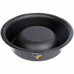 Миска из нержавеющей стали с силиконовым нескользящим ободком «ЛЮБИМЫЙ БРО», цвет черный, 18см (наклейка)