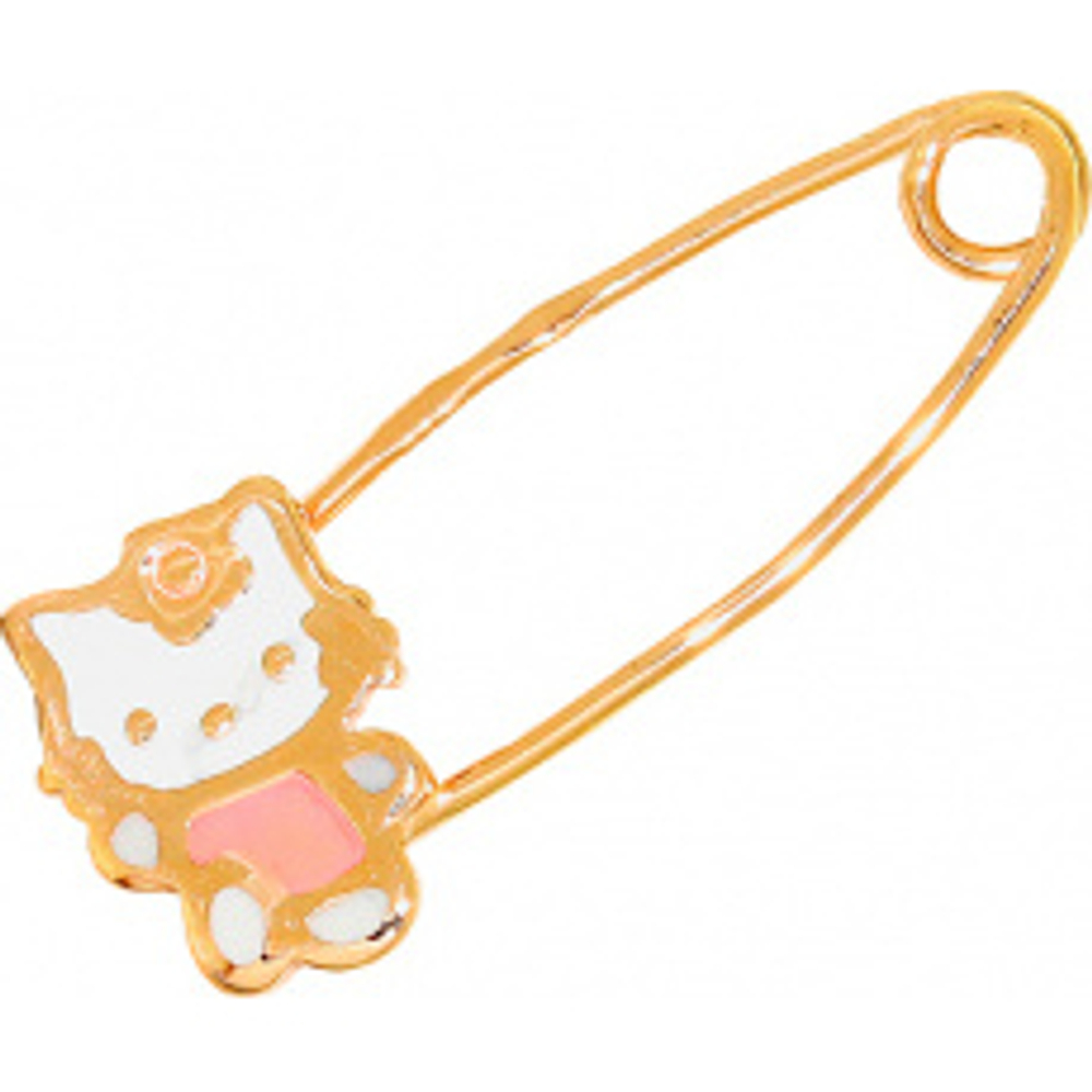 Брошь из золота с эмалью