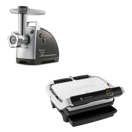Мясорубка Moulinex ME687832 + Электрогиль Tefal GC750D30