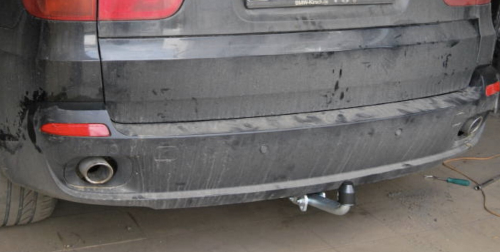 Фаркоп оцинкованный Galia B017A для BMW X5 2007-2013, 2013-2018, BMW X6 2014-(паспорт и сертификат в комплекте)(без электрики)