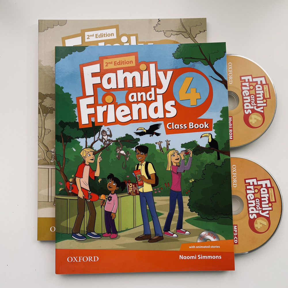 Family and Friends 4. Class Book+Workbook+2 CD