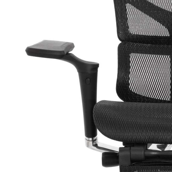 Кресло EXPERT 2 SAIL RSAM 01(сидение MAX с подножкой, подлокотник 6D(360), сетка черн/каркас черн)