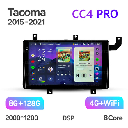 Teyes CC4 Pro 9" для Toyota Tacoma N300 2015-2021