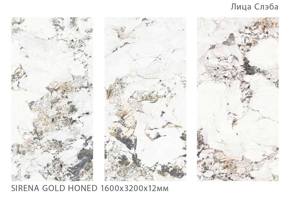 Staro Slab Sirena Gold Honed 160x320