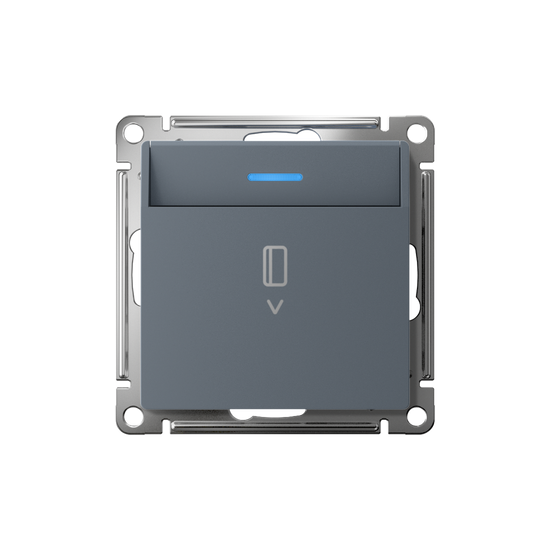 Выключатель карточный AtlasDesign 10А с подсветкой без задержки отключения механизм грифель SE ATN000714