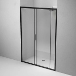 Душевая дверь AM.PM GEM W90G 140 прозрачная/черный