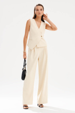 1984 Жилет женский (сливочный)