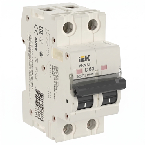 Авт. выкл. 2Р 63А 6кА С M06N ARMAT IEK