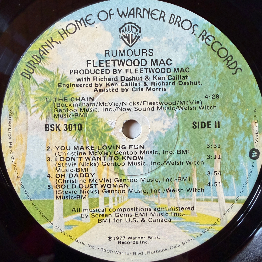 Fleetwood Mac ‎– Rumours (США 1977г.)
