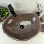 Раковина из речного камня RS-65228 54*42*15 0857