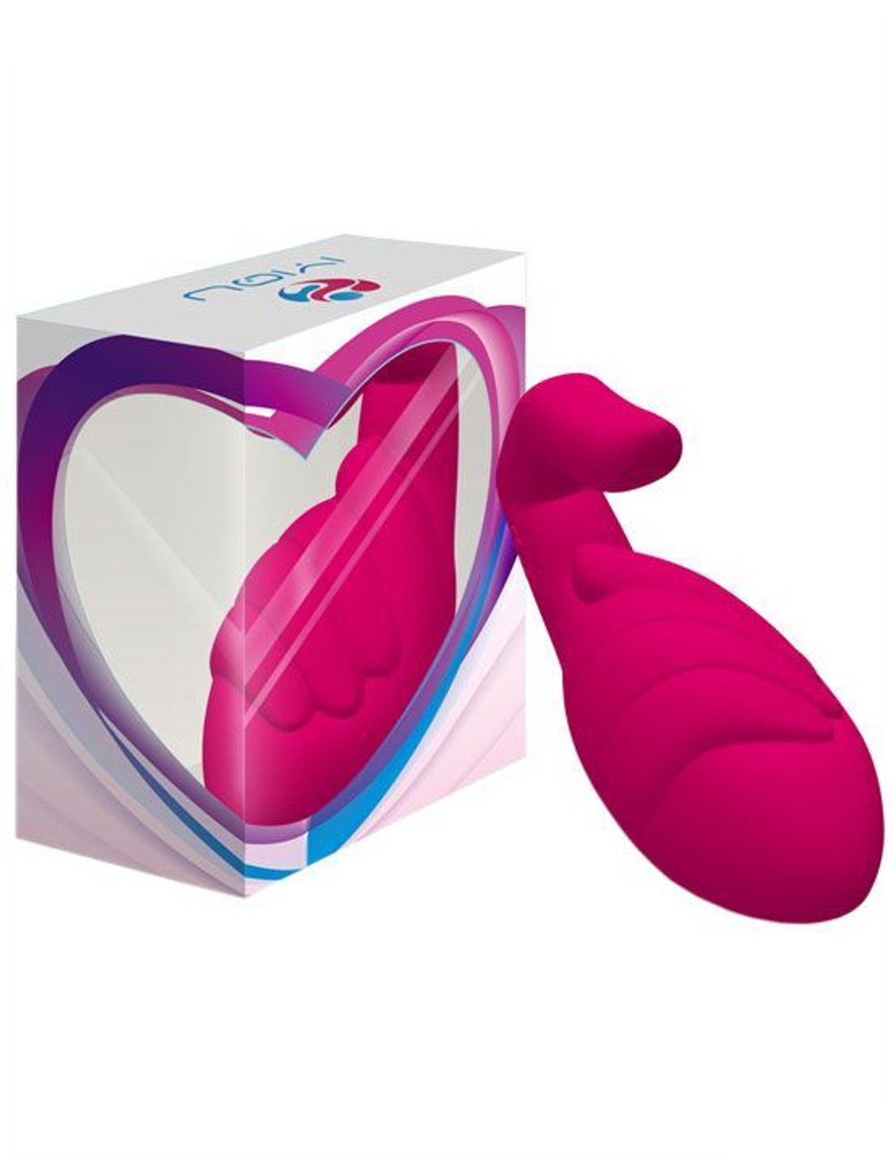 Малиновый клиторальный вибратор Jade Hand - 9,7 см. (Цвет: малиновый)