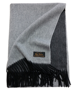 Плед 130х180 Glen Saxon Vave Black Lt Grey