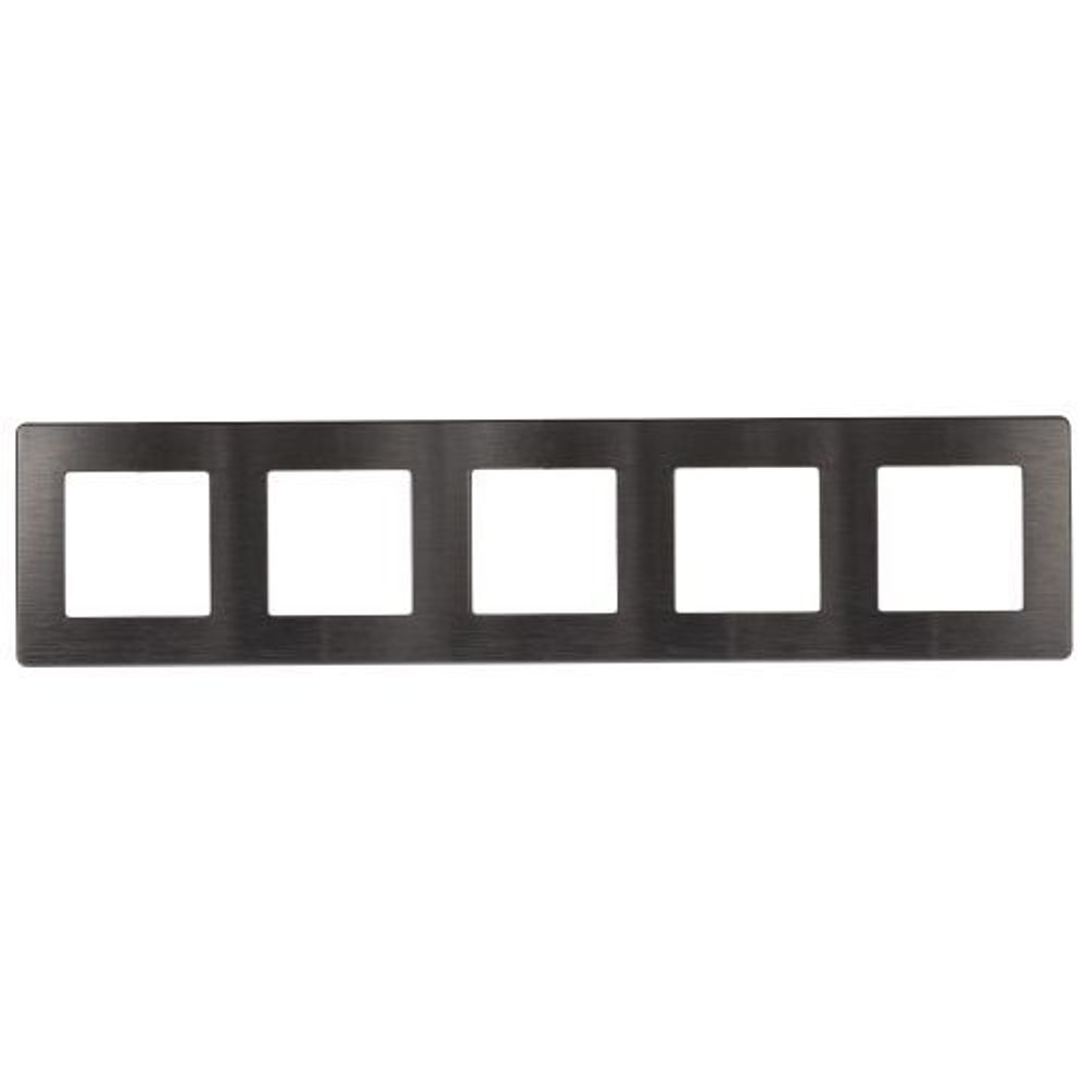 Рамка 5-м 12-5105-12 сатин графит Эра Б0052545