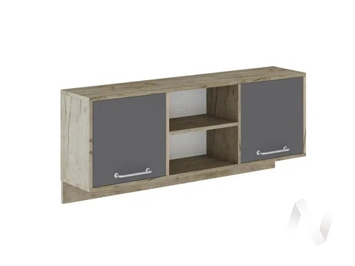 Навесная секция Лофт Детская Колибри (дуб крафт серый/графит серый; камень серый)