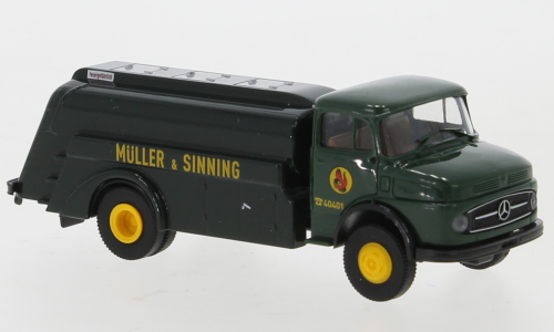 Бензовоз Mercedes L 322, Mueller & Sinning, 1960, 1:87