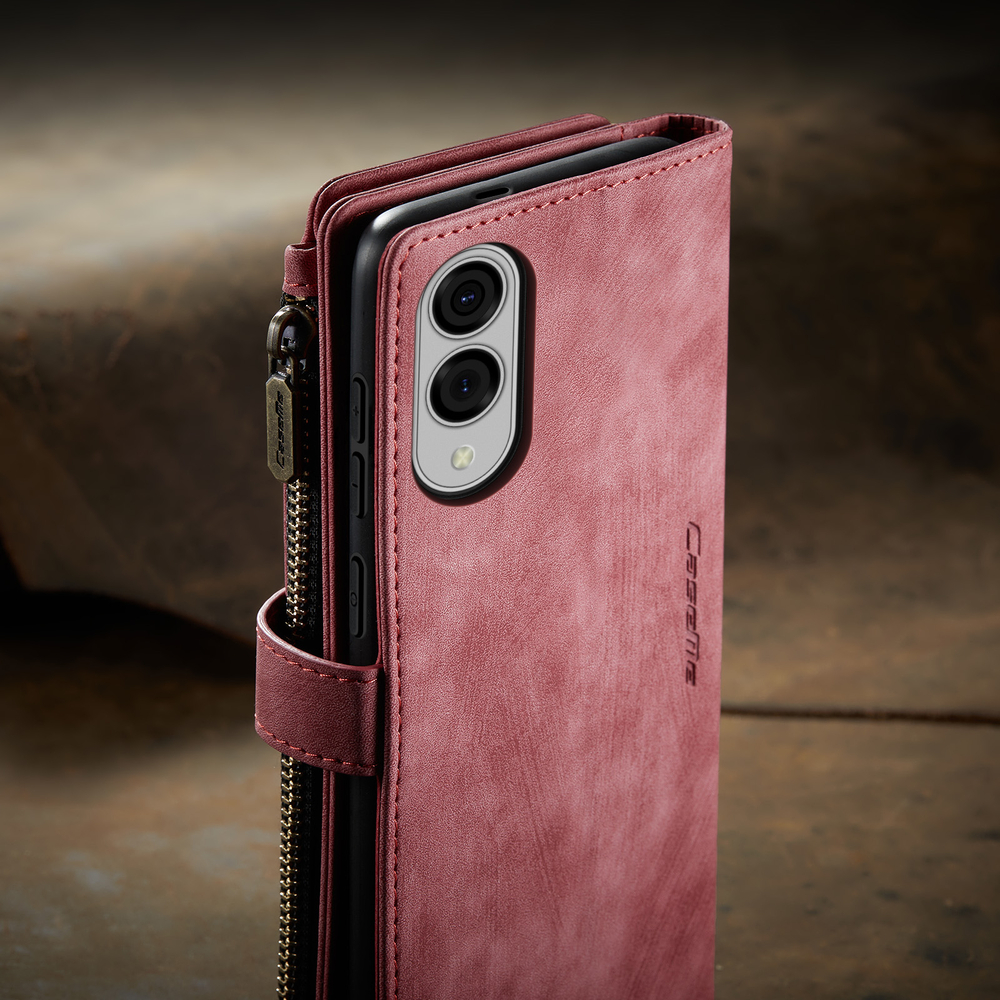 Многофункциональный чехол-кошелек CaseMe 3 in 1 Matte Wallet для Samsung Galaxy S25 Edge