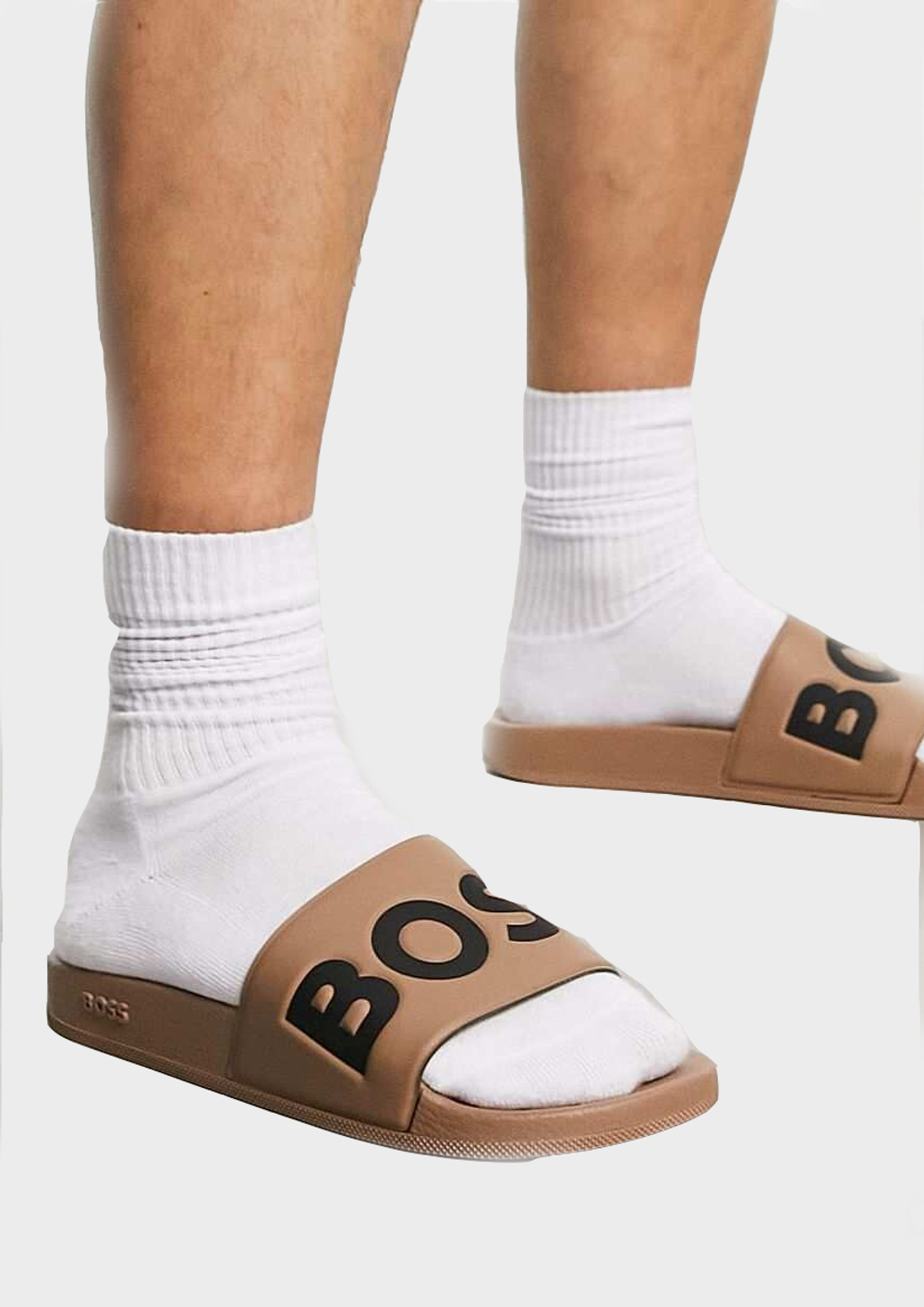 Шлёпанцы BOSS Aryeh Slid npvig