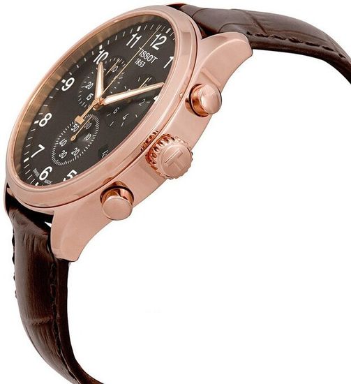 Tissot T116.617.36.057.01 мужские швейцарские часы с хронографом на ремне