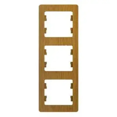 GLOSSA 3-постовая РАМКА, вертикальная, ДУБ