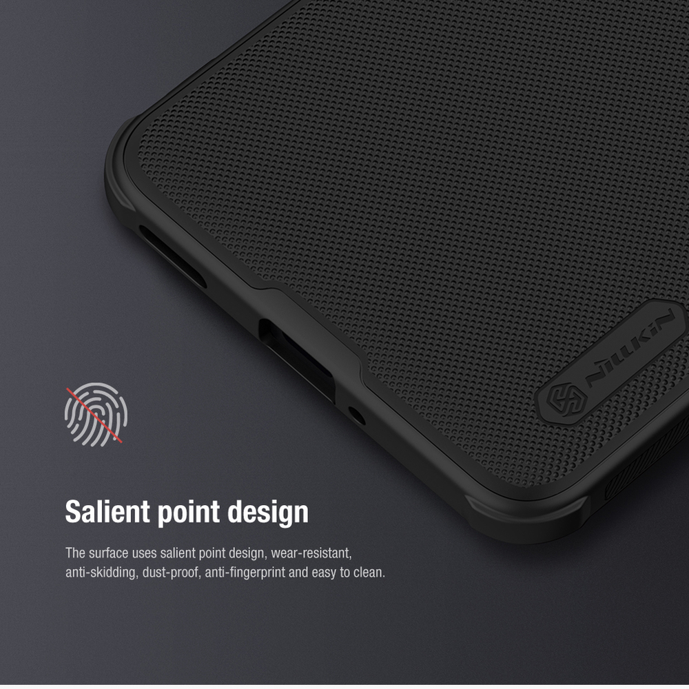 Усиленный противоударный чехол от Nillkin для Xiaomi Poco F6 Pro, серия Super Frosted Shield Pro