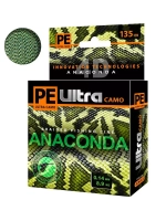 Плетеный шнур для рыбалки AQUA PE Ultra ANACONDA CAMO Desert