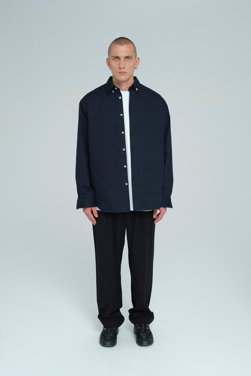 Брюки широкие легкие | black