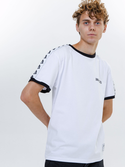 Футболка UNAFFECTED Лампасы Белый