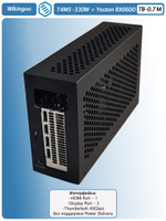 Внешняя видеокарта EGPu Wikingoo T4M5-330W, Yeston AMD Radeon RX 6600 8Gb. Thunderbolt 3/4.