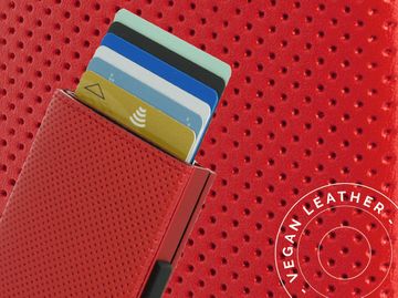 Каскадный кошелек Traforato Cascade Wallet Красный