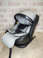 Автокресло детское Indigo Max-x ISOFIX группа 0/1/2/3 (0-36) серый