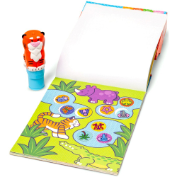 Melissa & Doug - STEMPEL WITH STICKERS Tigger + буклет Sticker Wow! 20155255