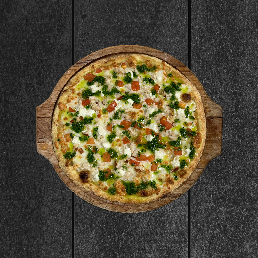 С курицей с сыром фета