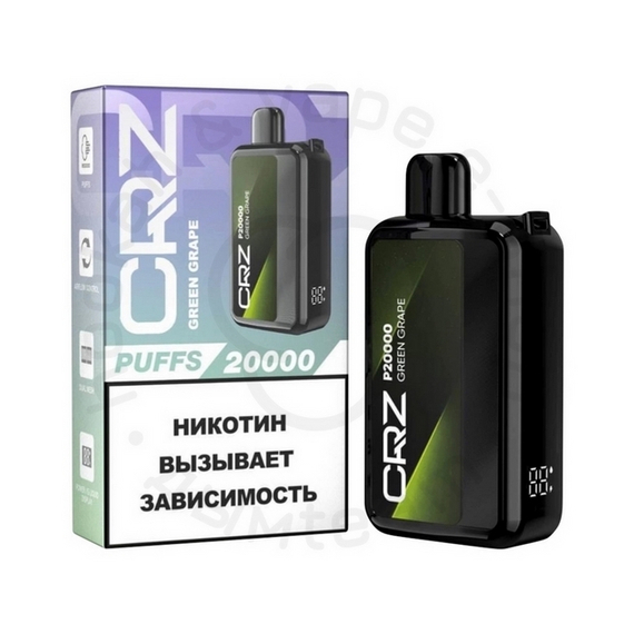 Одноразовая ЭС CRZ 20 000 &quot;Зеленый виноград&quot; (Green Grape) (M)