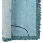 Ковер из хлопка с геометрическим принтом, бахромой и кисточками из коллекции ethnic, 200х300 см