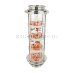 Тарельчатая колпачковая колонна (флейта) 4 дюйма, медная