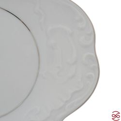 Блюдо овальное Repast Rococo с платин.полос.36 см