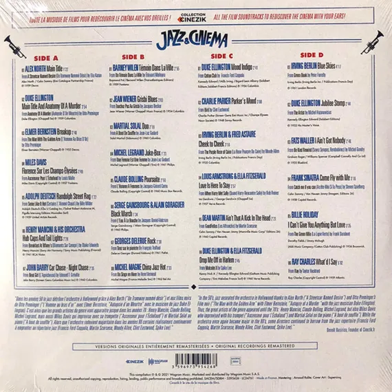 Various Artists - Jazz & Cinema: Best Of Jazz in Movies LP