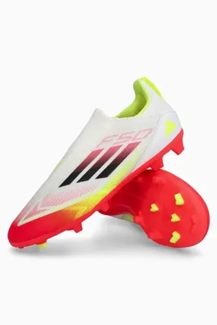 Бутсы adidas F50 League LL FG/MG Junior - белый
