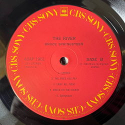 Винтажная виниловая пластинка LP Bruce Springsteen The River (Japan 1980) (Obi) Sherry Darling
