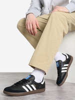 B75807 Кроссовки муж. B75807 SAMBA OG CBLACK/FTWWHT/GUM5