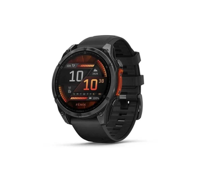 Умные часы Garmin Fenix 8 Amoled 47mm, Slate Gray With Black Silicone Band