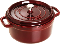 STAUB Чугунная кастрюля Cocotte 24 см 3,8 л красная (сорт II)