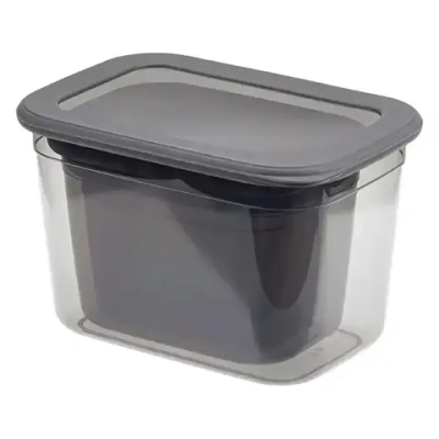 Набор ёмкостей для продуктов РЕСПЕКТ (0,8л+1,3л+2,3л) Графитовый