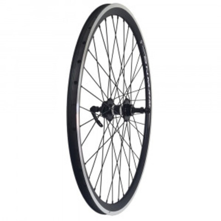 Колесо заднее 28-29" D HOGGER трещотка пром.подш. эксцентрик / обод двойной алюм. черн. CNC SSE A/V